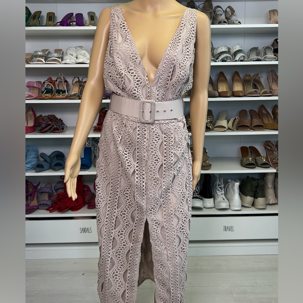 ASOS V-Neck Midi Dress